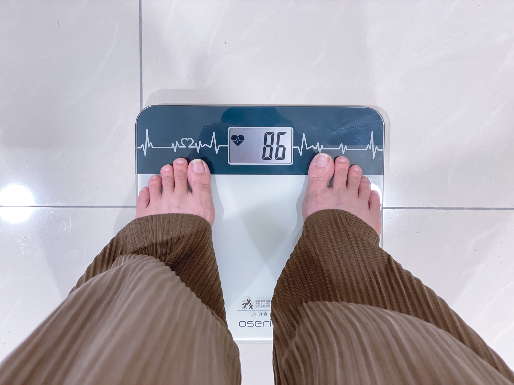 【3C電子】Oserio 歐瑟若，心率體重計｜居家運動體重控